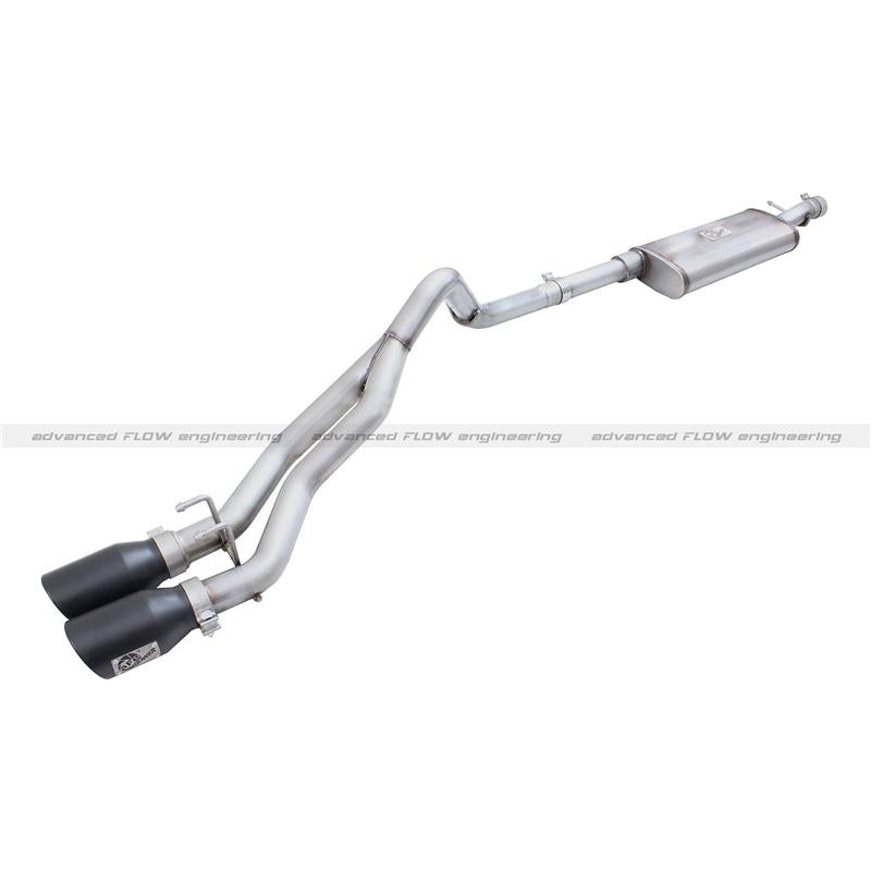 aFe Power Rebel Series 3in SS Cat-Back Exhaust w/ Polished Tips 2005-2015 Toyota Tacoma V6-4.0L