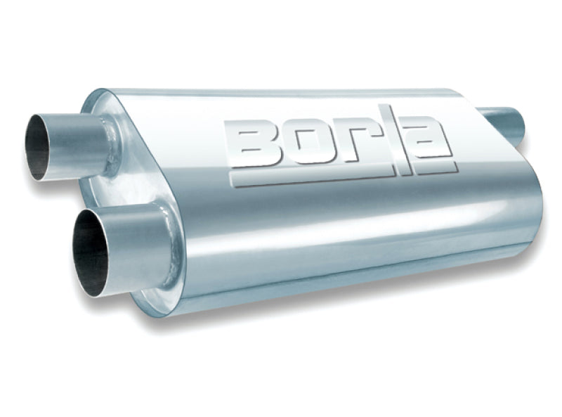 Borla Universal Oval Transverse Single 3in Inlet/2.5in Outlet 19in x 1 ...