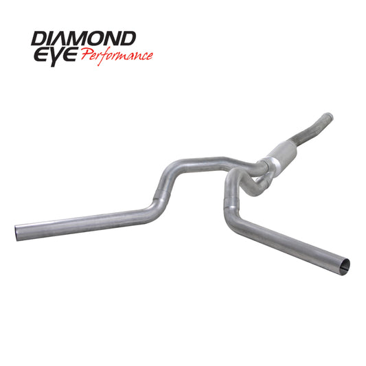 Diamond Eye KIT 4in Catback DUAL AL CHEVY/GMC 6.6L 2500/3500 2006-2007.5