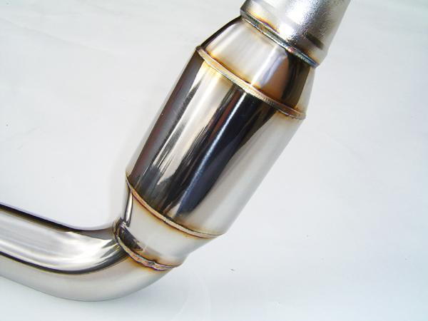 Invidia 05+ AT LGT Polished Divorced Waste Gate Downpipe with High Flow Cat