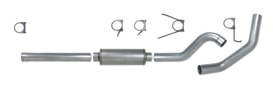 Diamond Eye KIT 4in Catback Single SS: 2004.5-2007.5 DODGE CUMMINS 600