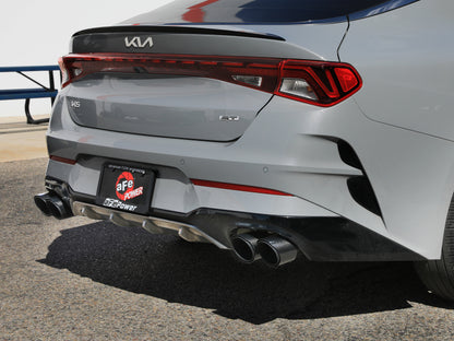 aFe Takeda 21-24 Kia K5 GT L4-2.5L (t) SS Axle-Back Exhaust System w/ Carbon Fiber Tips