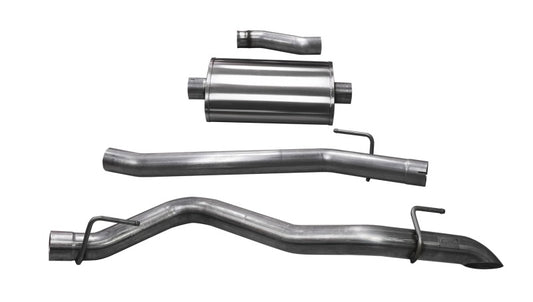 Corsa 2020-2025 Jeep Gladiator JT 3.0in Cat-Back Single Side Exit w/ Turn Down Tip