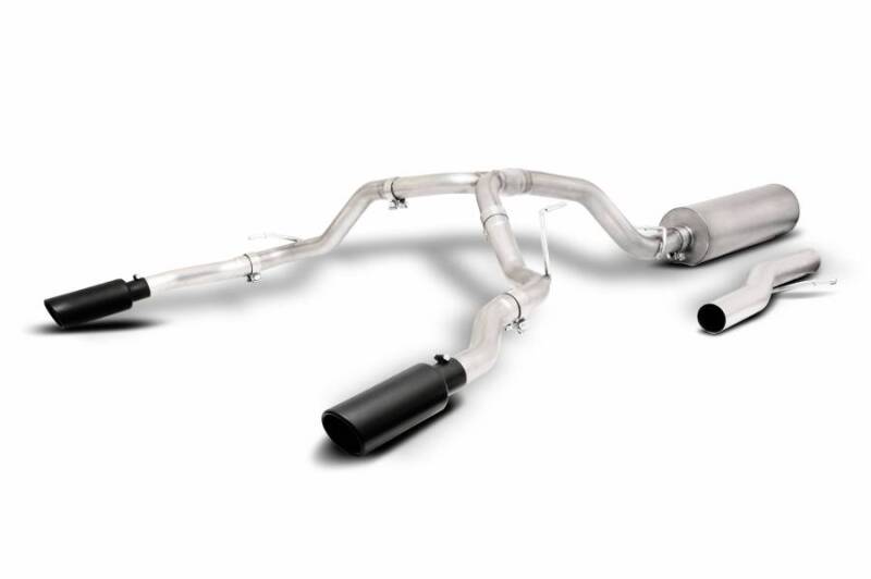Gibson 21-23 GMC Yukon/Chevrolet Tahoe 5.3L 2/4wd Black Elite Cat-Back Exhaust -Stainless