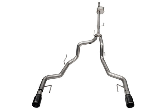 Corsa 2022-2025 Ford F-150 SuperCrew/5.5ft Bed 5.0L V8 Xtreme Cat-Back Dual Rear Exit-Black PVD
