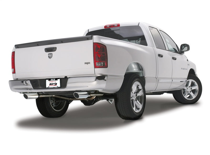 Borla 09-13 Dodge RAM 1500 5.7L CC/SB w/Fact Sngl Exhaust C/B 3x2.5in Single Round Rolled Split Rear