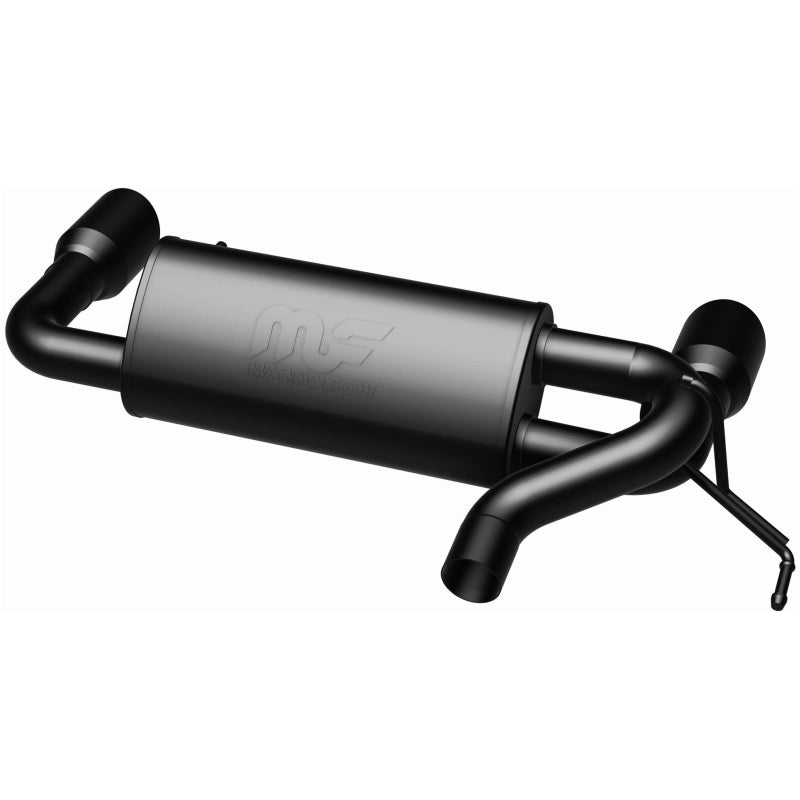 MagnaFlow 2021 Ford Bronco 2.3L I-4 Axle-Back Exhaust w/ Dual Split Rear Style Exit- Black Tips