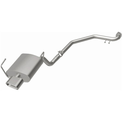 BRExhaust Universal Muffler 4.5in x 9.75in x 15in OAL 21 - 1.75in Inlet/Outlet Offset/Center - Oval
