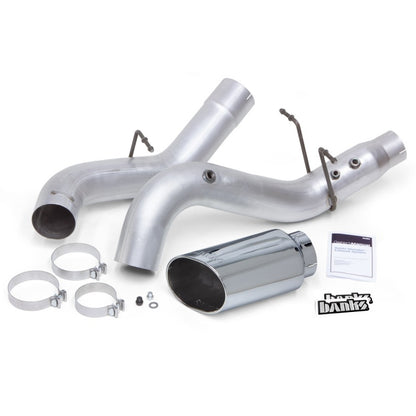 Banks Power 24-26 Chevy/GMC 2500/3500 6.6L Diesel Monster Exhaust - SS Single Exhaust w/ Chrome Tip