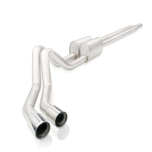 Stainless Works 2019+ Chevrolet Silverado 5.3L 3in Legend Catback Factory Conct Dual Polished Tip