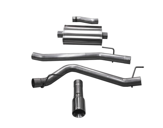 Corsa 2020-2025 Jeep Gladiator JT 3.6L Single Side Exit Cat-Back Exhaust w/ Single 4in Polished Tip