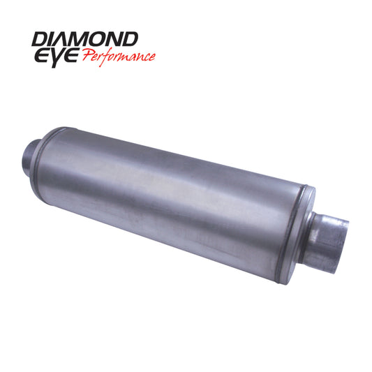 Diamond Eye MFLR BIG DOG QUIET TONE 4inID SGL IN/SGL OUT 10inDIA X 45in BODY 51in LENGTH BAFFLED AL