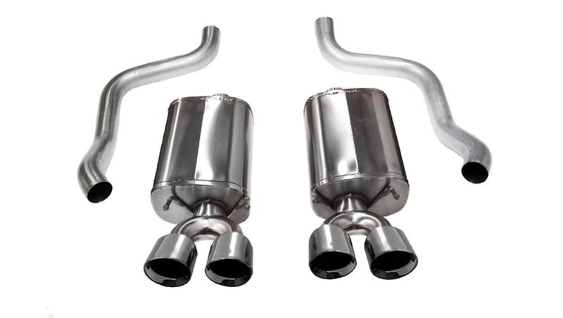 Corsa 2016-2019 Cadillac ATS-V 3.6T 4in Black Sport Axle-Back Exhaust