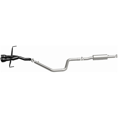 MagnaFlow 2019 Hyundai Veloster 1.6L 2.5in Center Exit Stainless Steel Cat-Back Exhaust w/Blk Tips