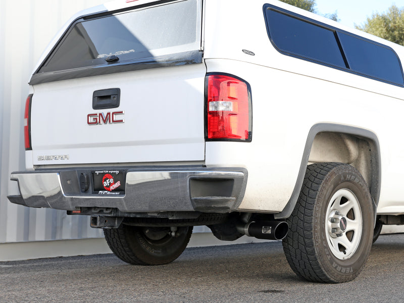 aFe Apollo GT Series Cat-Back Exhaust System GM Trucks 09-18 V6-4.3L/V8-4.8/5.3L- Black Tip
