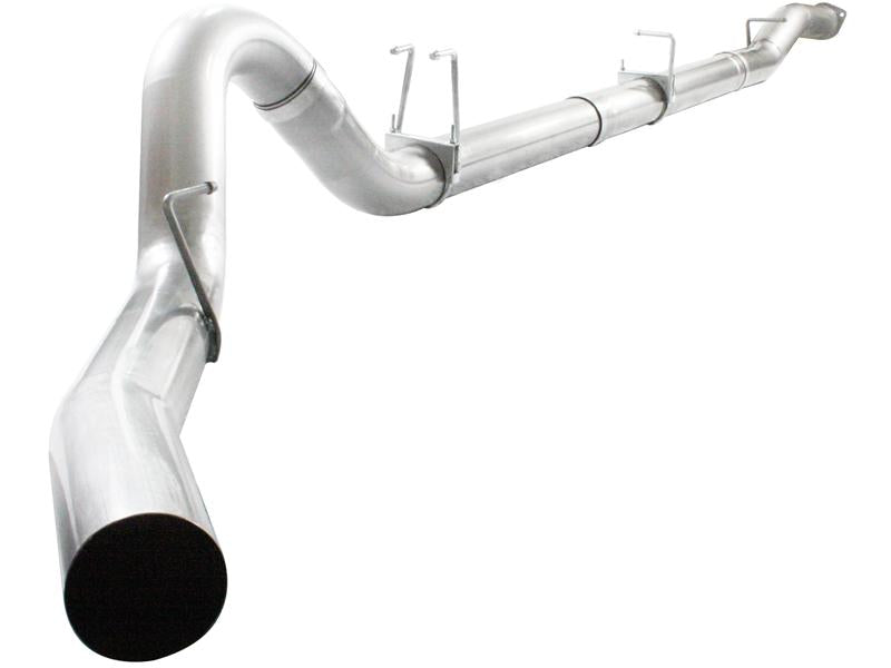aFe Atlas Exhausts 5in DPF-Back Aluminized Steel Exhaust System 2015 Ford Diesel V8 6.7L (td) No Tip