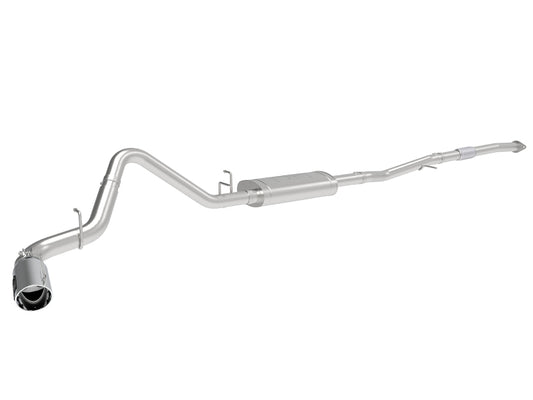 aFe Apollo GT Series 19-20 GM 1500 2.7L (t) 409 SS CB Exhaust System w/Polished Tip