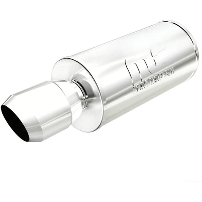 MagnaFlow Muffler W/Tip Mag SS 14X7X7 2.25/4.