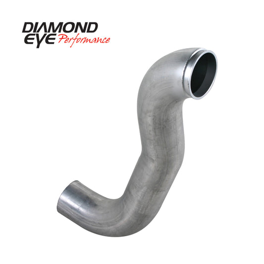 Diamond Eye Downpipe 4in TB Single W/ HX40 FLANGE AL DODGE 5.9L 2500/3500 89-93 2X4 ONLY