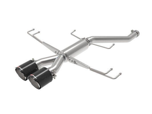 aFe Takeda 2.5in 304SS Axle-Back Exhaust System 17-19 Honda Civic Type R L4-2.0L (t)
