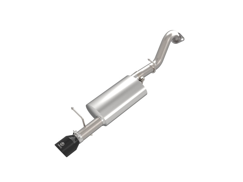 aFe 14-19 Toyota Corolla 1.8L Takeda 2.5in 304SS Axle-Back Exhaust w/ Black Tip