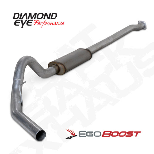 Diamond Eye KIT 3 1/2in Catback Single GAS SS FORD 3.5L F150 RAPTOR 11-13