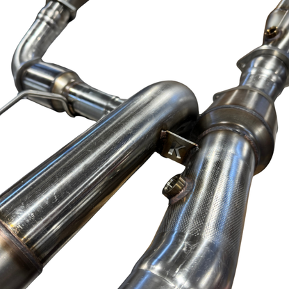 Kooks Headers 2022+ Ford F-150 Raptor R 5.2L 4V. 2in Header and H.O. Green Catted Conn.