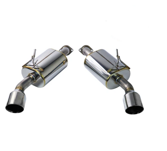 REMARK 14+ Infiniti Q50 Axleback Exhaust w/Mufflers - Stainless Double Wall Tip