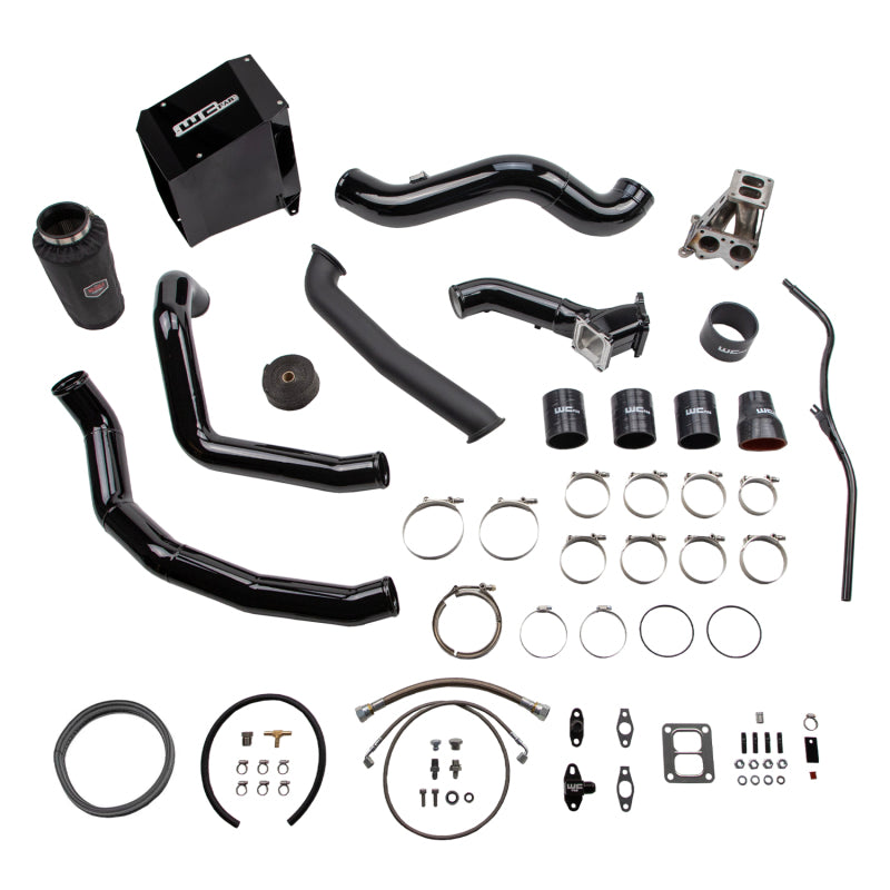 Wehrli 01-04 GM Duramax LB7 S300 Single Turbo Install Kit - Illusion Blueberry