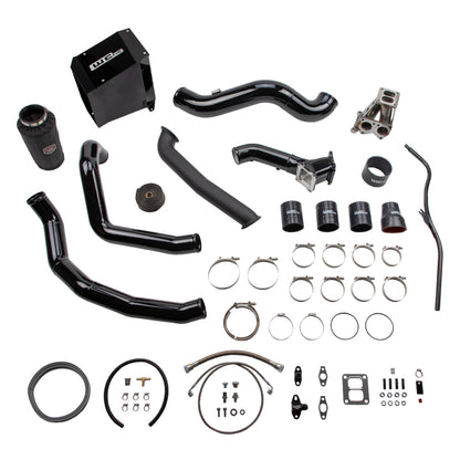 Wehrli 01-04 GM Duramax LB7 S300 Single Turbo Install Kit - Illusion Blueberry