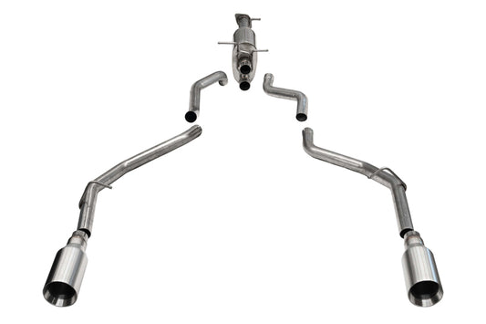 Corsa 2019+ Ram 1500 5.7L HEMI 3.0in Catback Exhaust System w/ 5.0in Flat Cut Dual Rear Exit Tips