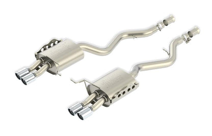 Borla 14 Silv/Sierra 1500 EC Std/CC Short 143.5in WB ATAK Dual Rolled Side Exit Cat-Back Exhaust
