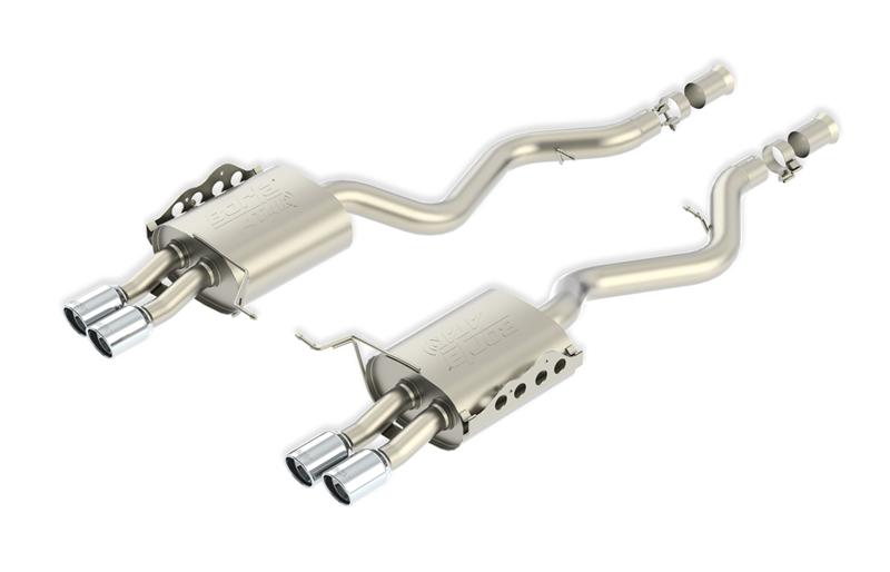 Borla 14 Silv/Sierra 1500 5.3L AT/MT Crew Cab STD Bed ATAK Cat-Back Exhaust