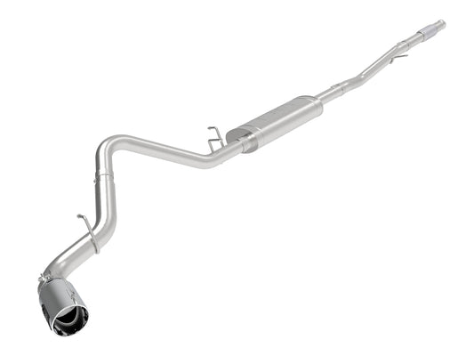 aFe Apollo GT Series 2019 GM Silverado/Sierra 1500 4.3L/5.3L 409 SS CB Exhaust System w/Polished Tip