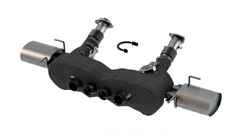 Borla 20-25 Ford F250/F350 Super Duty 7.3L V8 4dr 2.75in-3in ATAK Cat-Back Exhaust - Blk Chrome