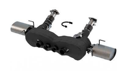 Borla 20-25 Ford F250/F350 Super Duty 7.3L V8 4dr 2.75in-3in ATAK Cat-Back Exhaust - Blk Chrome