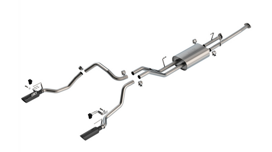Borla 07-21 Toyota Tundra w/ Long Bed Cat-Back Touring SS Catback Exhaust w/ Black Chrome Tips