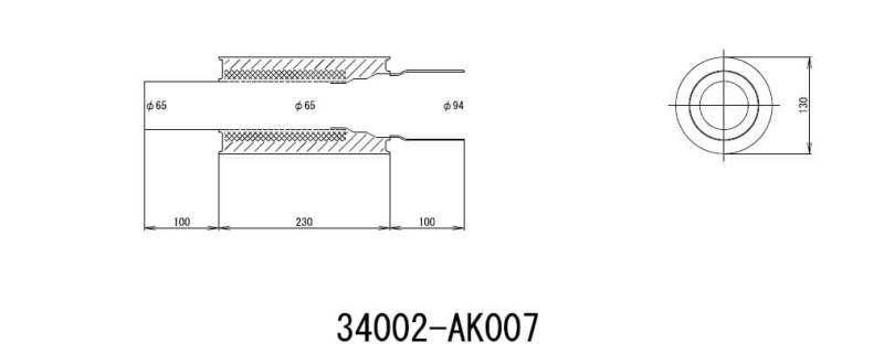 HKS LEGAL MUFFLER JIMNY JB23W K6A