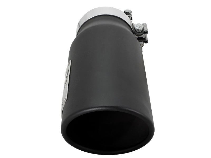aFe MACH Force-Xp Universal Exhaust Tip 4 IN Inlet x 5 IN Outlet x 12 IN L- Black Tip