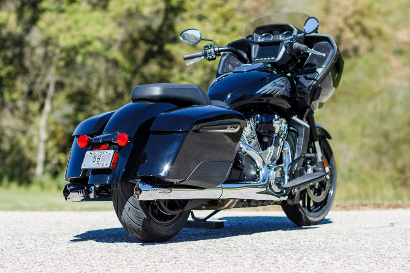 S&S Cycle Fishtail Slip-Ons - Chrome