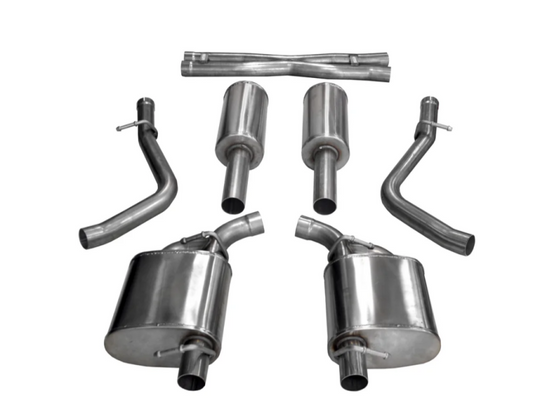 Corsa 2015-2023 Dodge Challenger 3.6L 2.5in Cat-Back Dual Rear Exit (re-uses stock exhaust bezel)