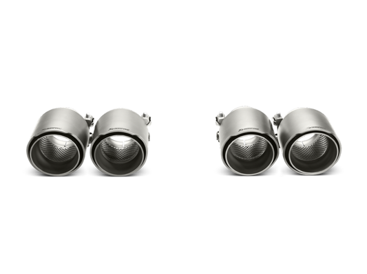 Akrapovic 2022+ Porsche 718 Cayman GT4 RS Titanium Left Tail Pipe Set