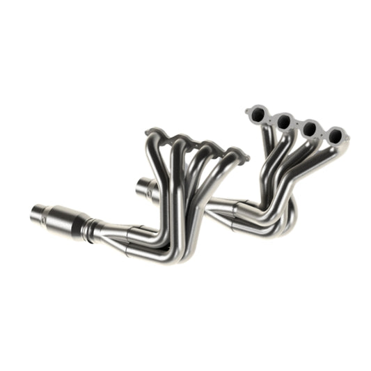 Kooks 67-69 Chevrolet Camaro Firebird 1-7/8in x 3in LT Swap Header w/ Green Catted Connection Pipes
