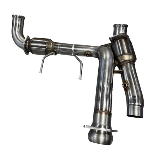 Kooks 22+ Raptor R 5.2L 4V. 3in. SS Ultra-GREEN Catted Connection Pipes (Connects to OEM)