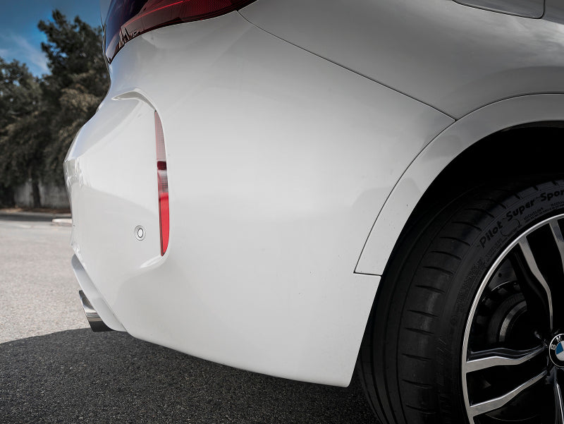 aFe MACH Force-Xp 3.5in. 304 SS C/B Exhaust w/o Muffler 15-18 BMW X5 M V8-4.4L (tt) - Polished Tip