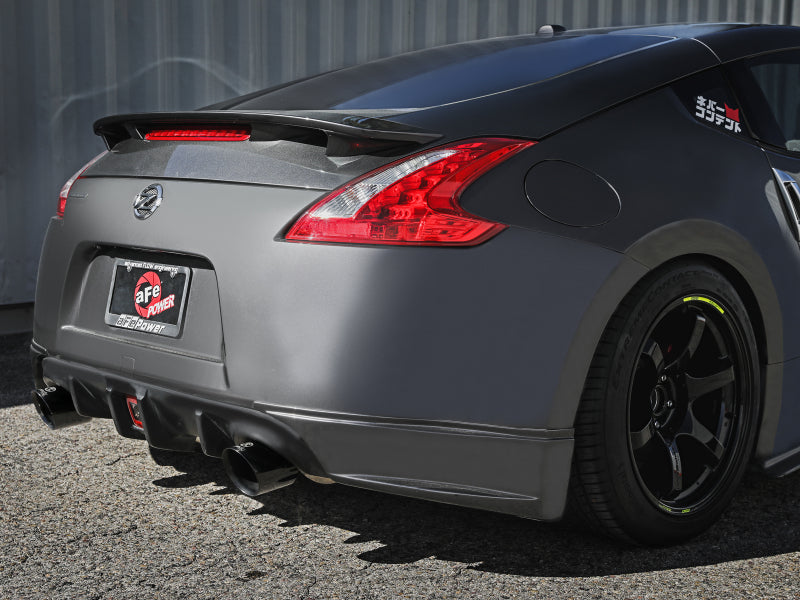 aFe Takeda Cat-Back Exhaust System Nissan 370Z 09-20 V6-3.7L- Black Tip