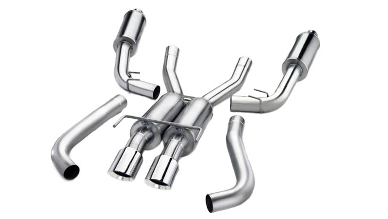 Corsa 2011-2021 Toyota Tundra Double Cab/Crew Max 5.7L V8 Black Sport Cat-Back Exhaust