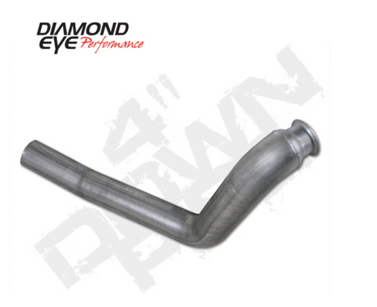 Diamond Eye Downpipe 4in TURBO-DIRECT AL: DODGE DIFFERING VERSION OF #221040