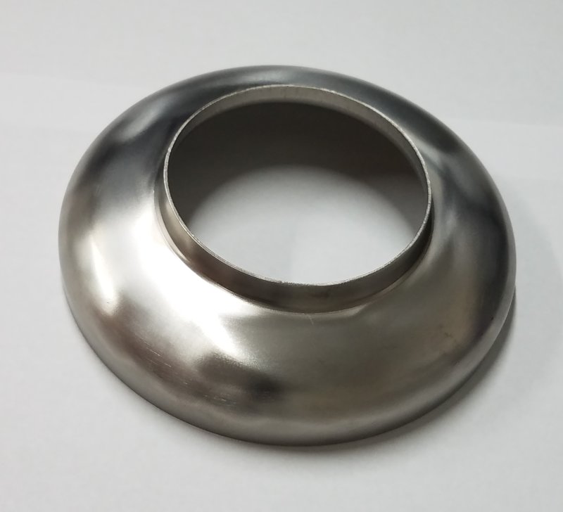 Ticon 3in Titanium Thin Oval Muffler End Cap - Offset