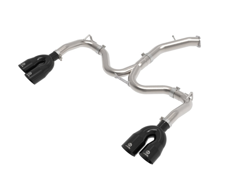 aFe 22-24 Kia Forte GT 1.6L 3in-2.5in 304 Stainless Steel Axle-Back Exhaust w/ Black Tips